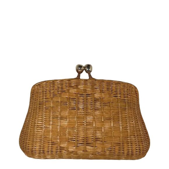 SERPUI Handbags - Serpui Blair Rhombus Clutch, Beige